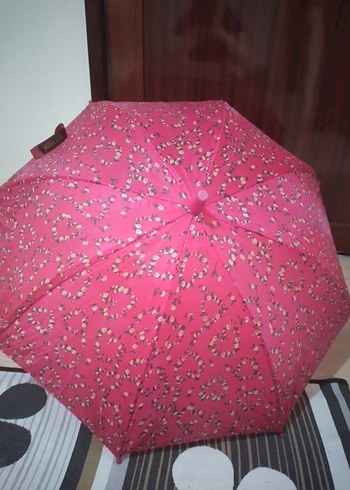 Pembe Çiçekli Çocuk Şemsiye - Görsel 6