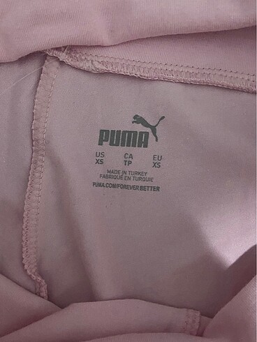xs Beden pembe Renk Puma kısa tayt