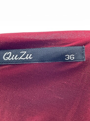36 Beden bordo Renk Quzu Bluz %70 İndirimli.