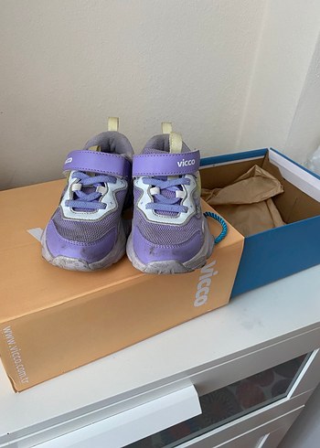 Kız Çocuk Mor Tie-Dye Sneaker Velcro - Görsel 2