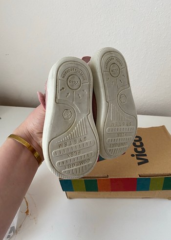 Vicco Kız Bebek İlk Adım Ayakkabısı Pembe - Görsel 5