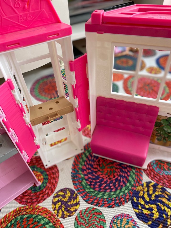 Pembe Renkli Oyuncak Ev Mobilyaları Seti - Görsel 3
