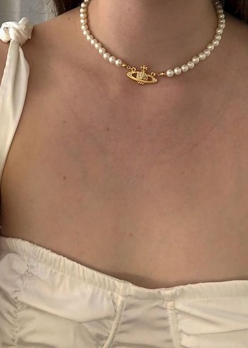 Vivienne Westwood Gold İnci Kolye