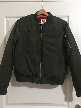 Pull&bear haki yeşili bomber ceket
