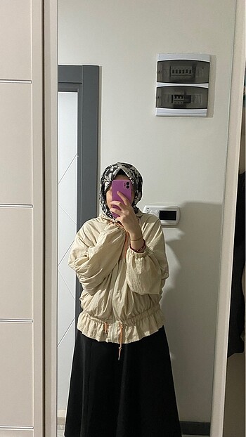 m Beden ten rengi Renk Pull and bear bomber ceket