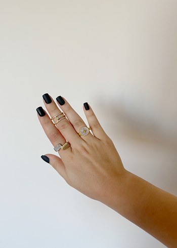 Minimalist Gold Yüzük