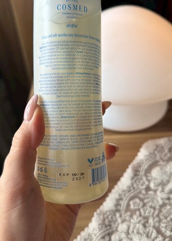 COSMED Atopia Temizleyici Yağ 400 ml - Görsel 3