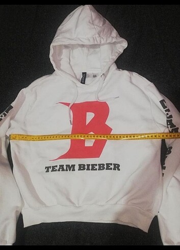 xs Beden H&M Justin Bieber Sweatshirt