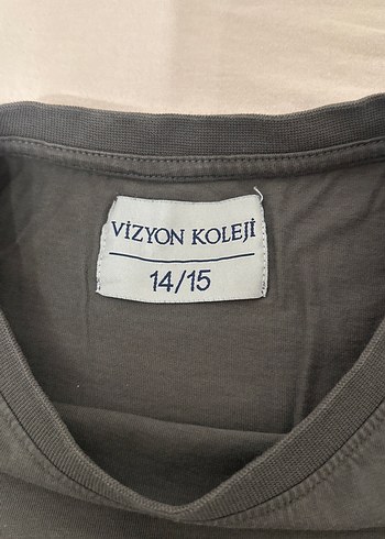 13-14 Yaş Beden Vizyon tişört