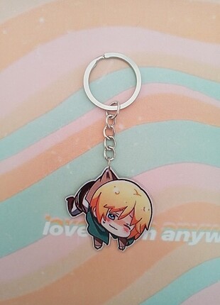 Attack On Titan Armin anime anahtarlık