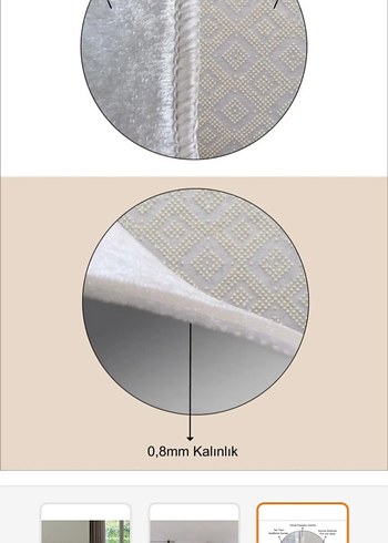 Diğer Dijital Baskılı Kaymaz Zebra Desenli Halı