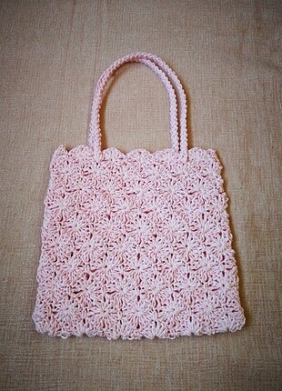 Pembe hasır heybe 