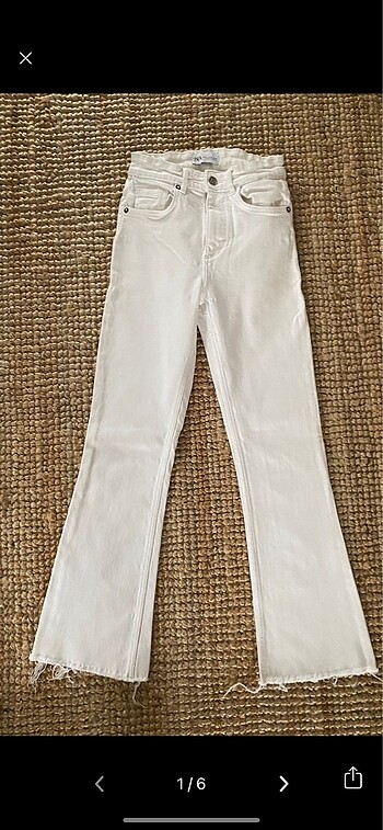 Zara beyaz jean