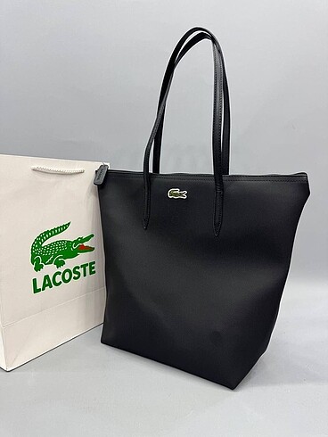 Lacoste Lacoste siyah büyük kol çantası