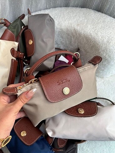 Longchamp bej 0 no Xs kol çantası