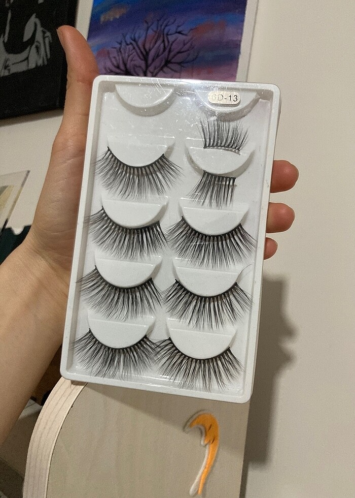 Yoğun takma kirpik - Görsel 2