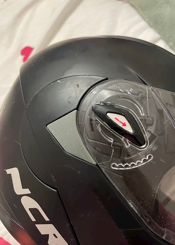 Kilitli Siyah NCR Biker Motosiklet Kaskı - Görsel 5