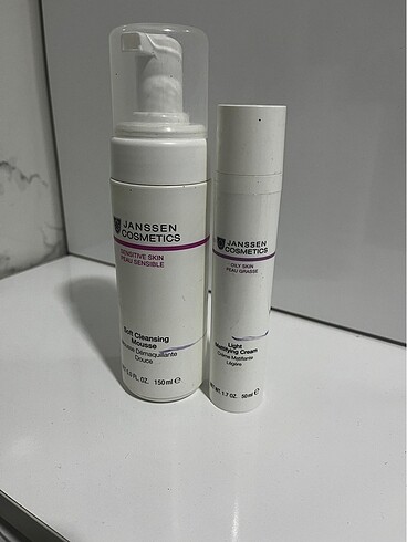 Janssen cosmetics nemlendirici ve köpük