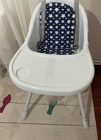  Beden beyaz Renk Mama sandalyesi 