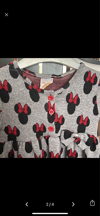 Zara Mini mause elbise 2 yaş