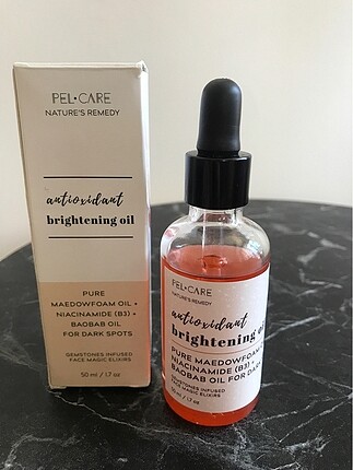 Pelcare antioxidant brightening oil serumu