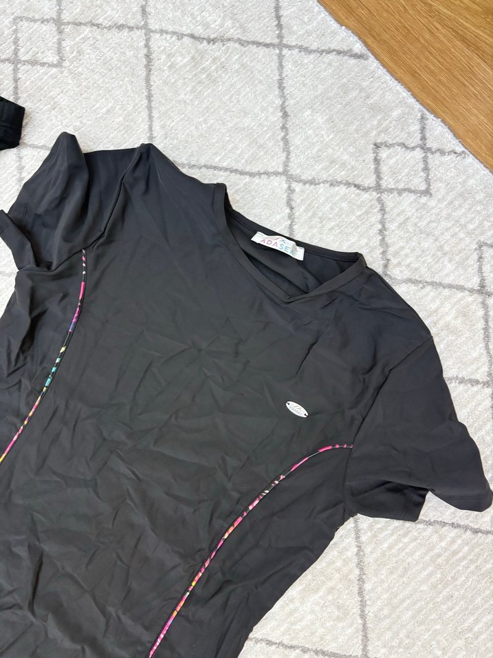 Siyah Kısa Kollu haşema takımı - Görsel 2