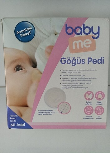 BABY ME GÖĞÜS PEDİ 60 ADET
