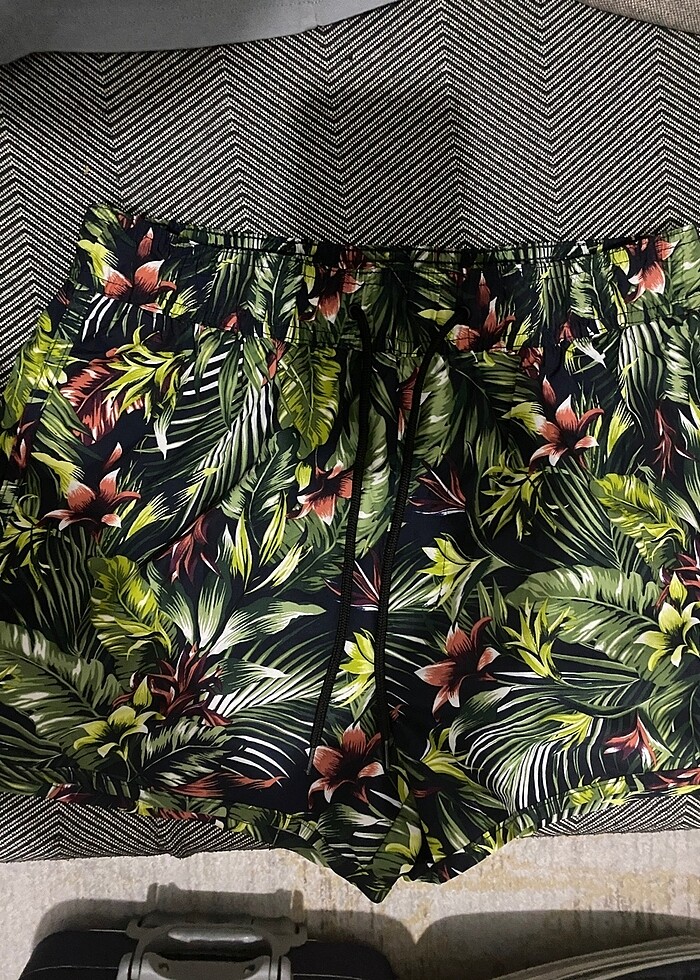 H&M Desenli Şort Mayo - Görsel 4