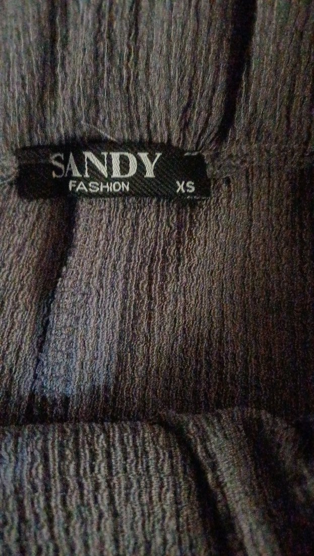 Gri Mini Etek, Fırfırlı, Salaş Kesim - Görsel 3