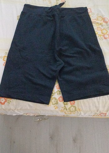 Erkek lacivert Rahat Kesim Fermuarlı Şort - Görsel 3