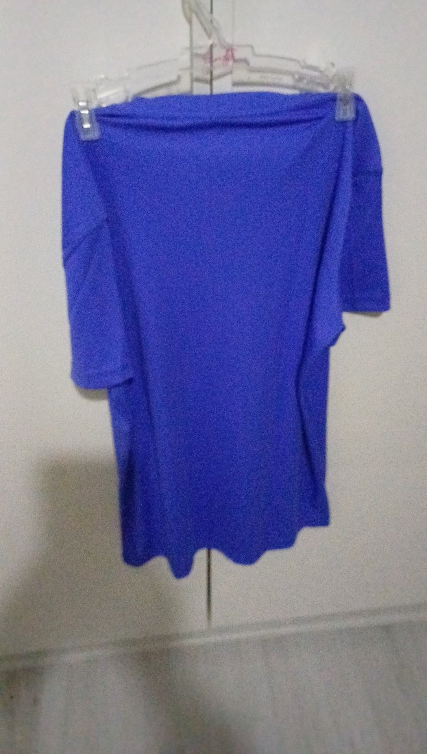 Mavi Kısa Kollu Spor Tişört - Görsel 4