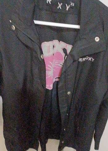 Düğmeli Siyah Midi Kadın Ceket yagmurluk - Görsel 5