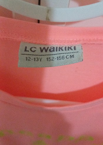 Pembe Baskılı Kısa Kollu Oversize Tişört - Görsel 2