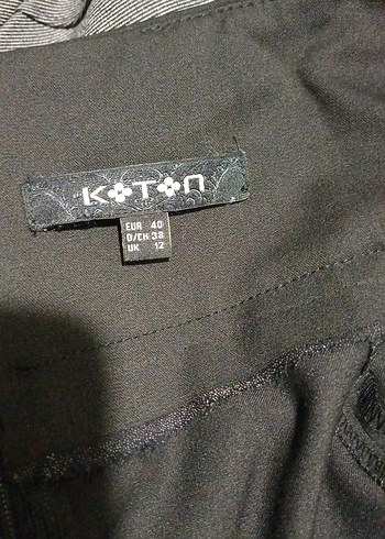 Kadın Siyah Midi Kalem Etek - Görsel 2