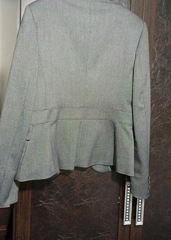 önden pileli etek ve ceket takım - Görsel 8