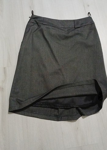 önden pileli etek ve ceket takım - Görsel 4