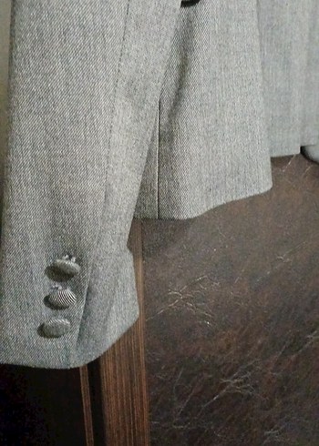 önden pileli etek ve ceket takım - Görsel 9