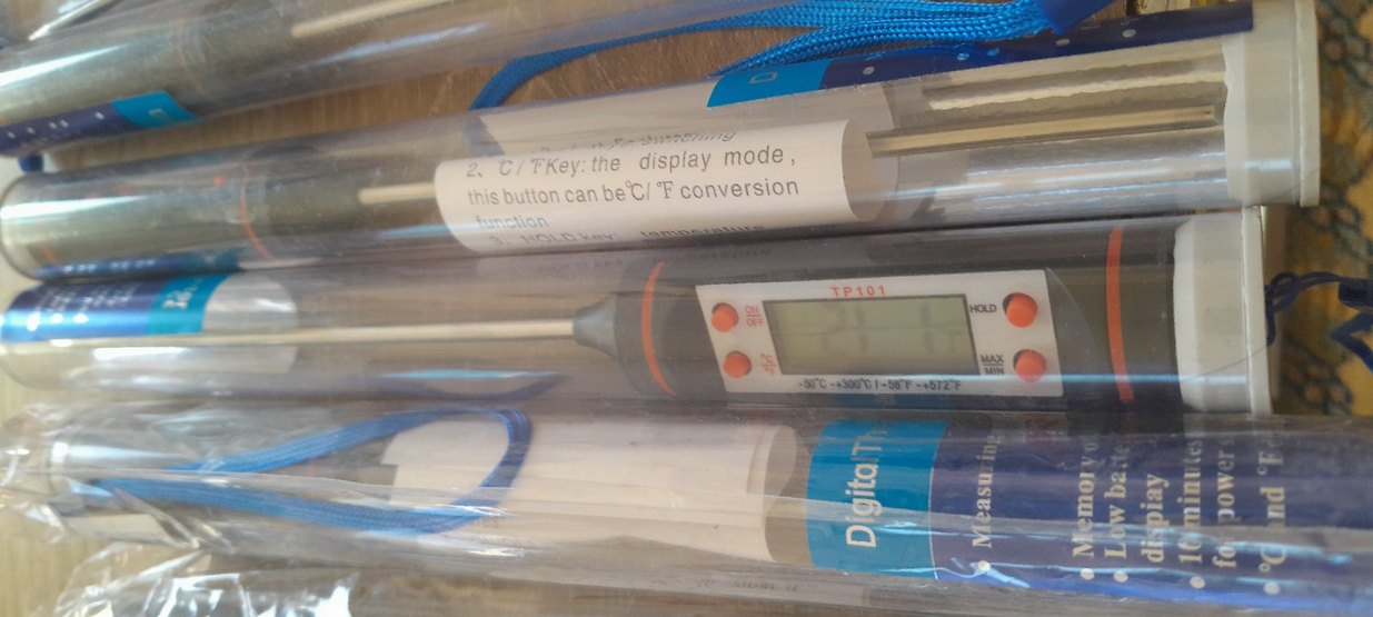 Dijital Termometre Ölçüm Cihazı Gri - Görsel 2