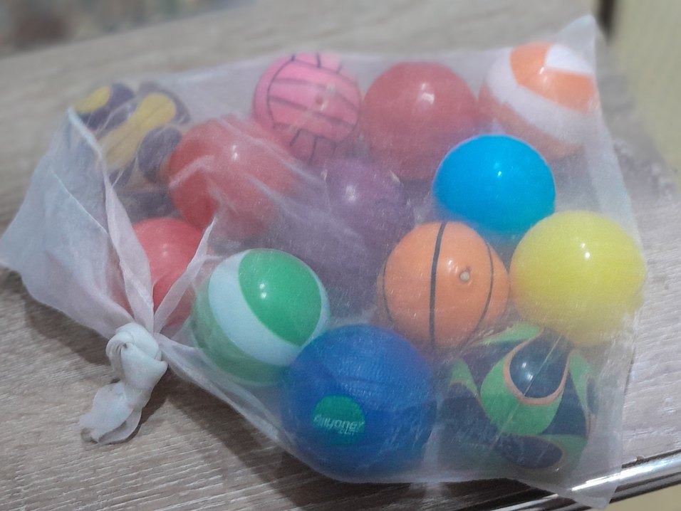 Çok Renkli Mini Spor Topları Seti - Görsel 2