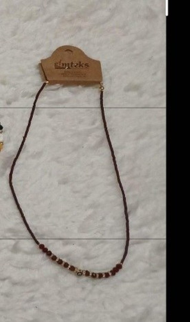 Mini Boncuklu Bohem Kadın Kolye - Görsel 2