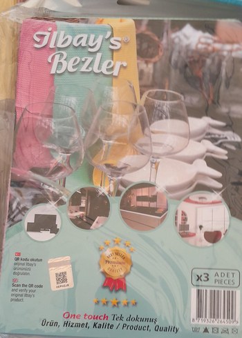 Bordo Bohem Tarzı Baskılı Mutfak Bezi 3'lü