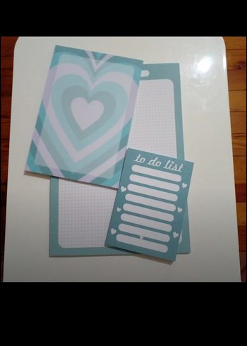 Pembe Pastel Renkli Not Defteri ve To Do List - Görsel 2