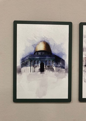 Kahverengi Çerçeveli İslami Temalı Tablo - Görsel 3