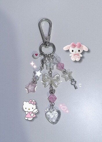 Coquette Lolita keychain anahtarlık 