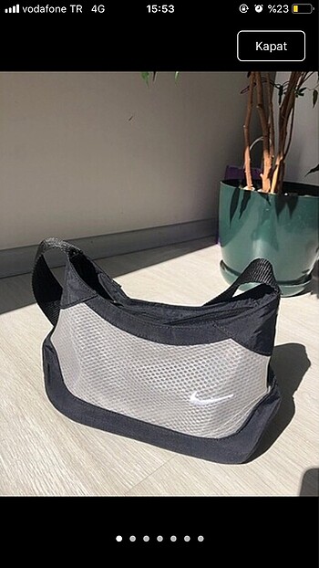 nike vintage kol çantası