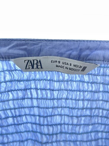 s Beden mavi Renk Zara Bluz %70 İndirimli.
