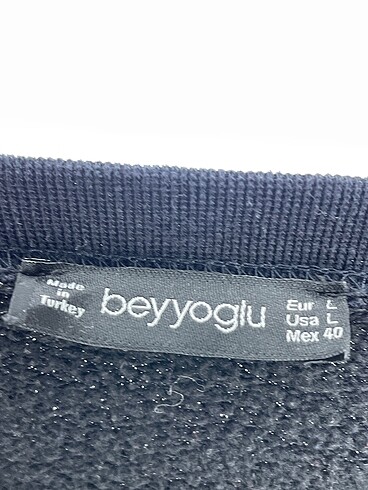 l Beden siyah Renk Beyoğlu Butik Kazak / Triko %70 İndirimli.