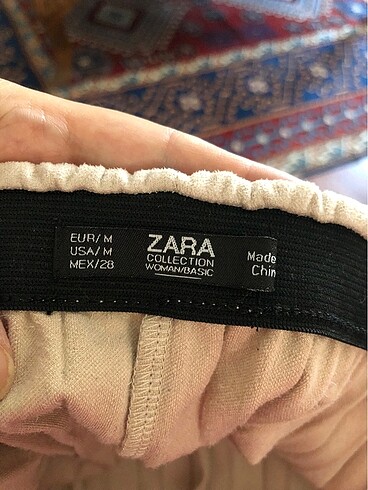 m Beden ZARA pileli süet etek