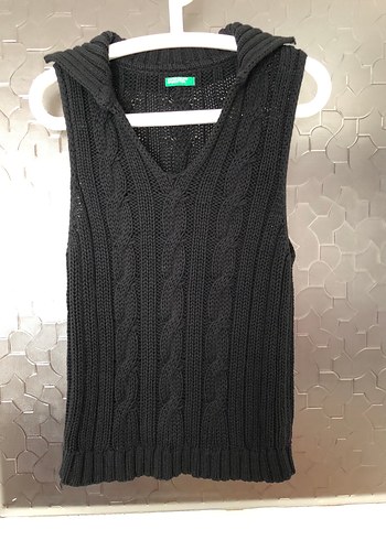 Benetton Saç Örgülü Süveter