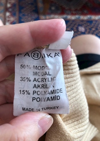 m Beden camel Renk FABRİKA kazak
